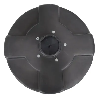 Vestil DC-P-30-CANF-BK recycling lid shown from an alternate angle
