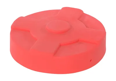 Vestil DC-P-30-RD drum cover shown from an alternate angle