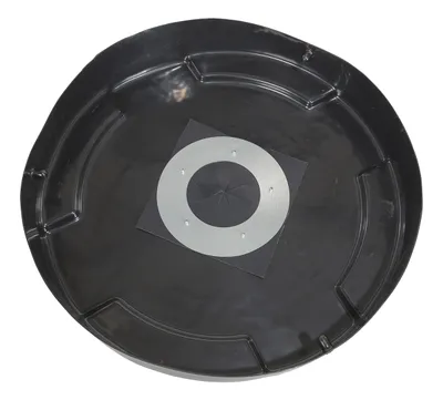 Vestil DC-P-55-CANF-BK recycling lid shown from an alternate angle