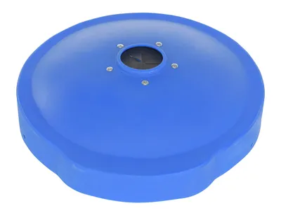 Vestil DC-P-55-CANF-UF-BU recycling lid