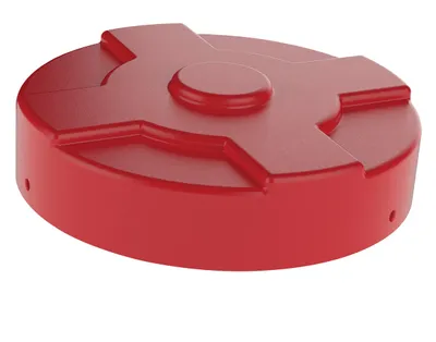 Vestil DC-P-55-RD drum cover
