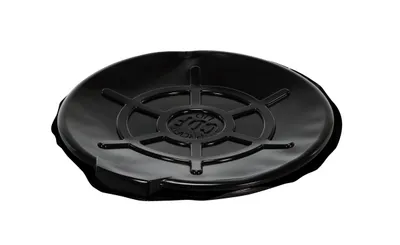 Vestil DC-TPO-B drum cover shown from an alternate angle