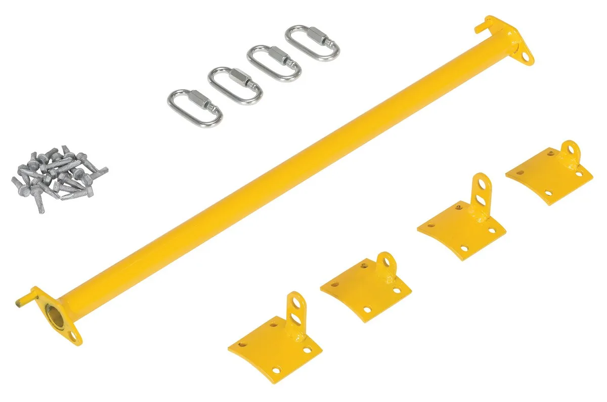 Vestil DCBB-B-KIT dock chain bollard barrier system