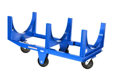 Vestil DCC-2860-4 heavy-duty cradle cart shown from an alternate angle