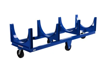 Vestil DCC-2896-4 heavy-duty cradle cart shown from an alternate angle