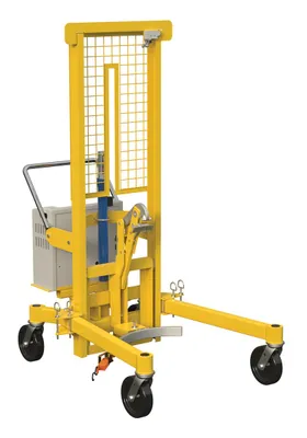 Vestil Steel Economical DC Drum Transporter 55 Gallon 800 Lb. Capacity Yellow