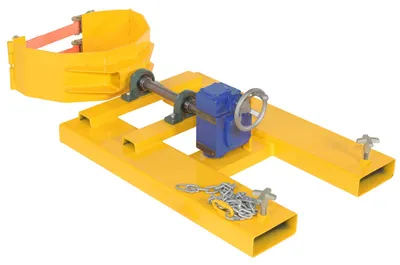 Vestil DCR-RAR-12 drum carrier right angle shown from an alternate angle