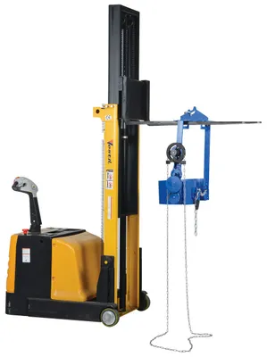 Vestil DCT-85 hoist mounted drum carrier rotator