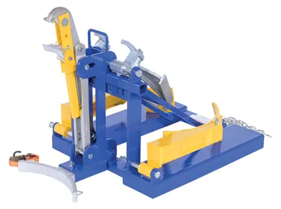 Vestil DFDL-3 deluxe combination fork mounted drum lifter