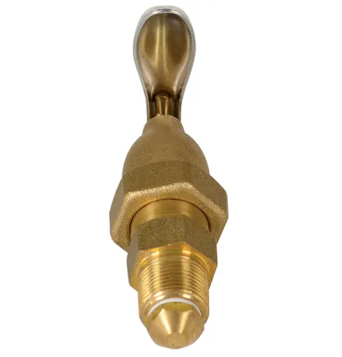 Vestil DFT-ADJ manual drum faucet shown from an alternate angle