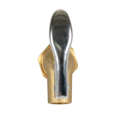 Vestil DFT-ADJ manual drum faucet shown from an alternate angle