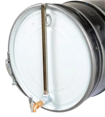 Vestil DGLI-4 horizontal drum gauge level indicator shown from an alternate angle