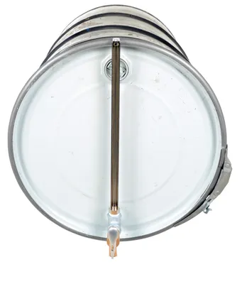Vestil DGLI-4 horizontal drum gauge level indicator shown from an alternate angle