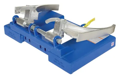 Vestil DGS-A drum gripper shown from an alternate angle