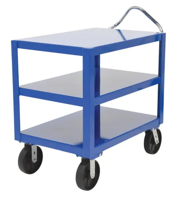Vestil DH-PH4-2436-3 ergo-handle cart shown from an alternate angle