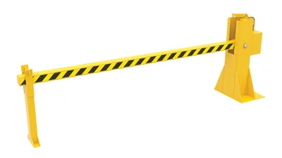 Vestil DJG-100MW dock barricade shown from an alternate angle