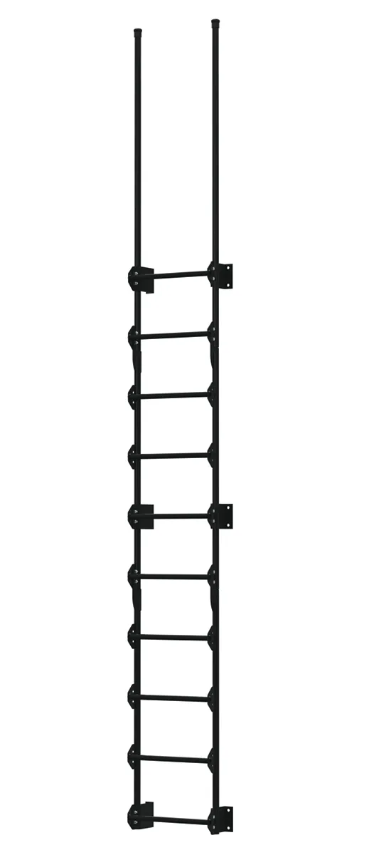 Vestil DKL-10-BK walk-thru style dock ladder
