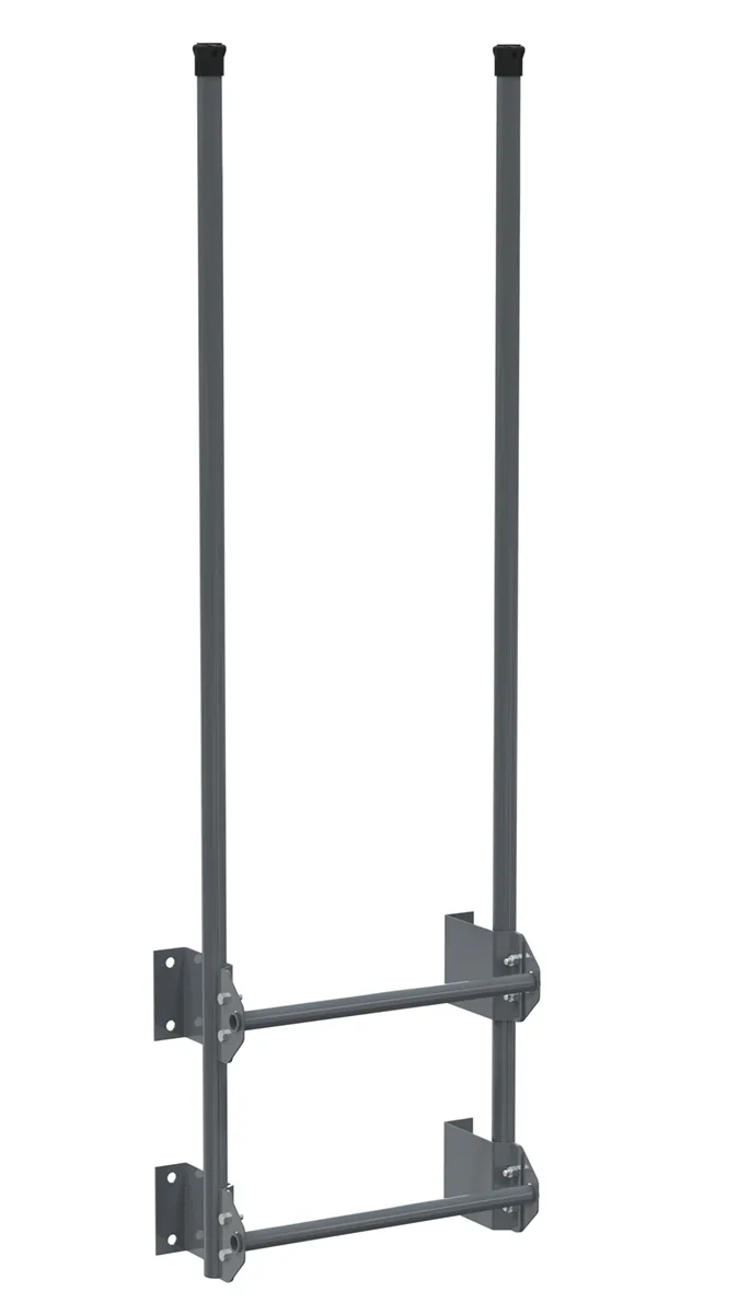Vestil DKL-2-GYSG walk-thru style dock ladder