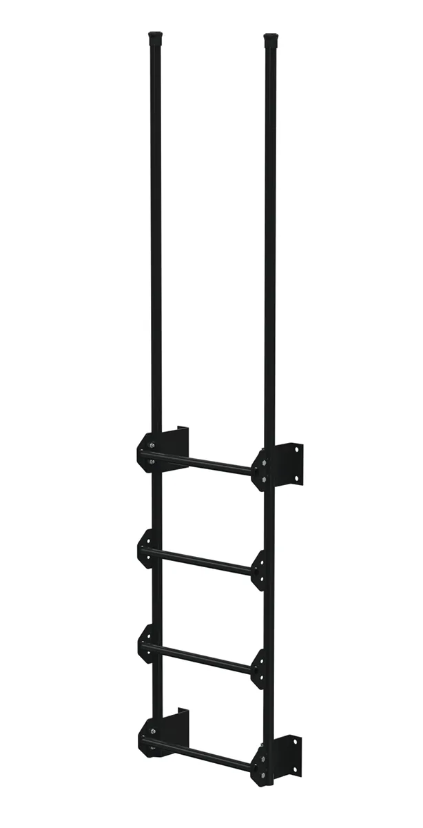 Vestil DKL-4-BK walk-thru style dock ladder