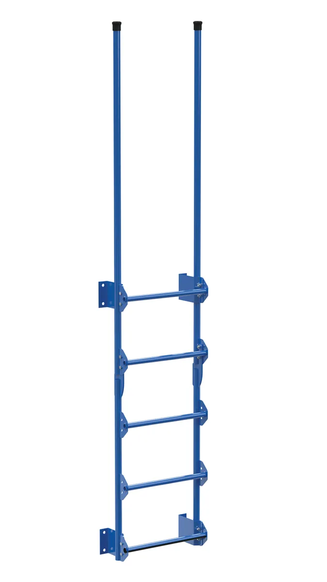 Vestil DKL-5-BL walk-thru style dock ladder