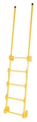 Vestil DKL-5 walk-thru style dock ladder shown from an alternate angle
