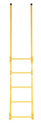 Vestil DKL-5 walk-thru style dock ladder shown from an alternate angle