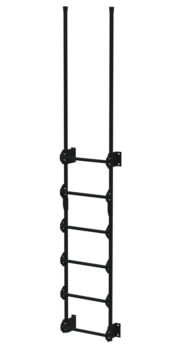 Vestil DKL-6-BK walk-thru style dock ladder
