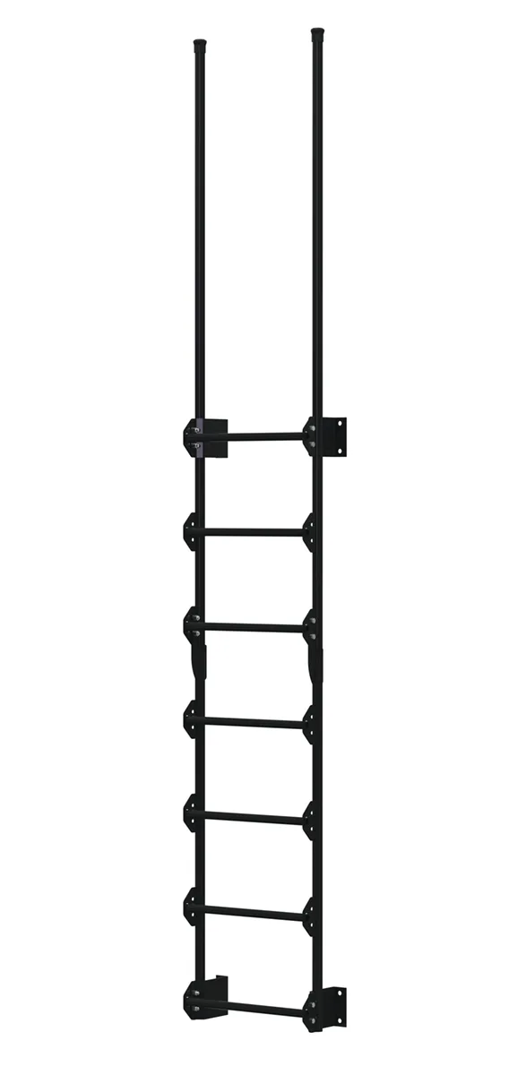Vestil DKL-7-BK walk-thru style dock ladder