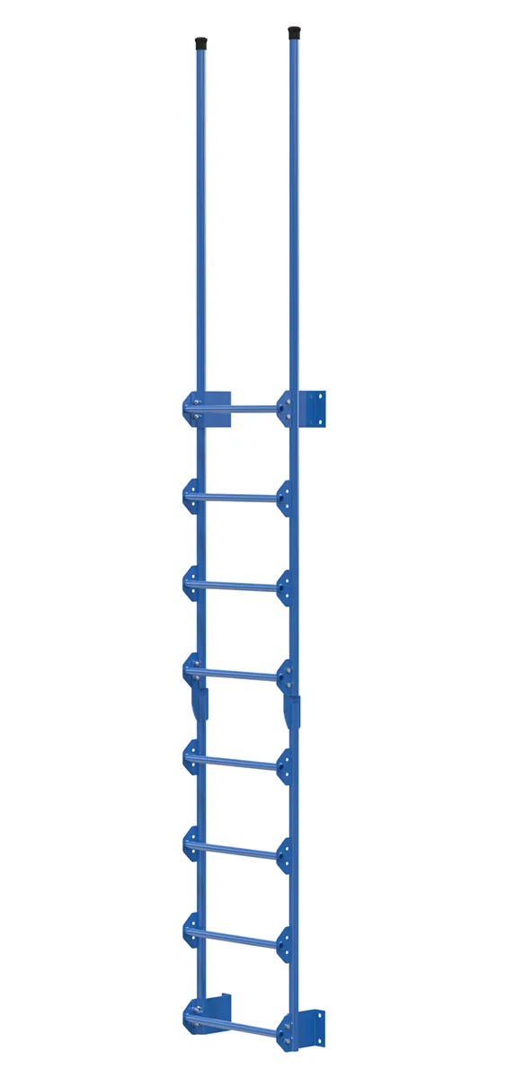 Vestil DKL-8-BL walk-thru style dock ladder