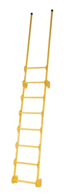 Vestil DKL-8 walk-thru style dock ladder shown from an alternate angle