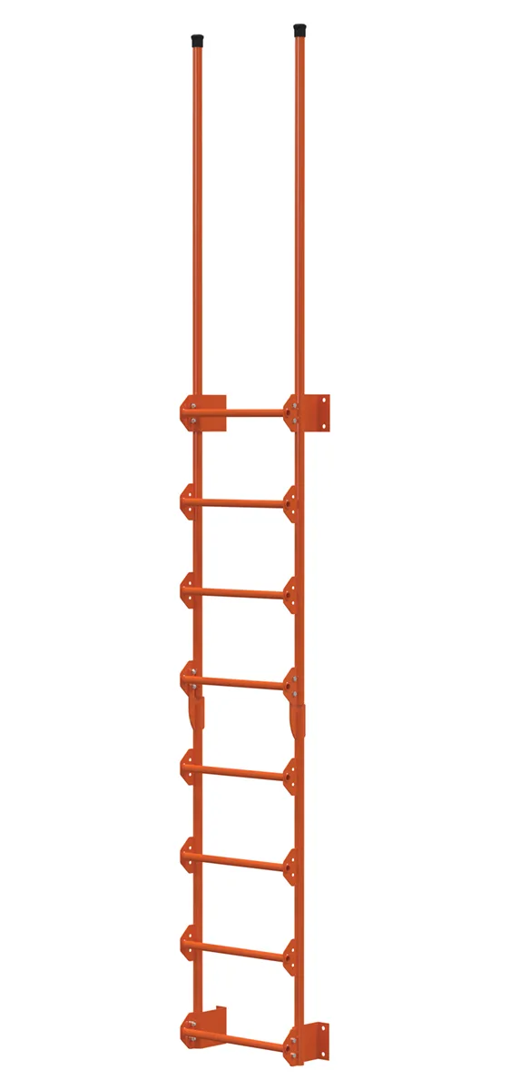 Vestil DKL-8-OR walk-thru style dock ladder