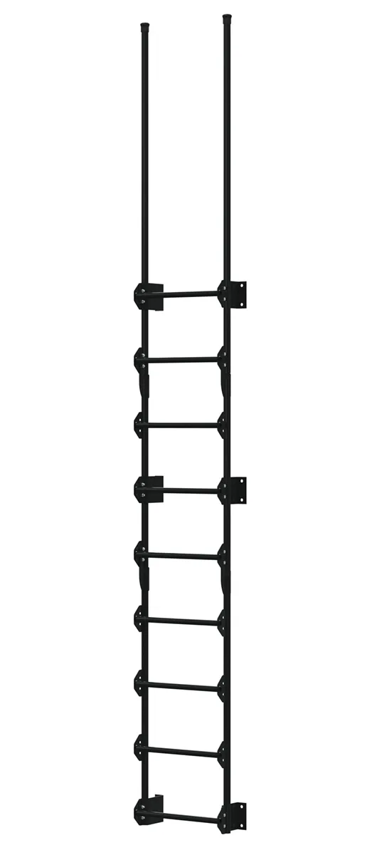 Vestil DKL-9-BK walk-thru style dock ladder