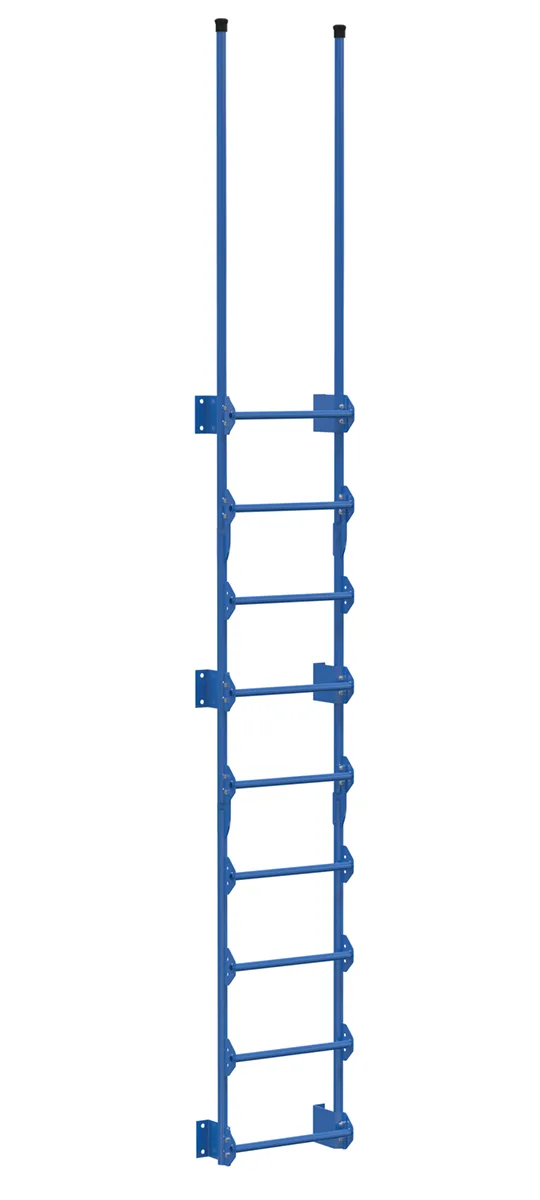 Vestil DKL-9-BL walk-thru style dock ladder