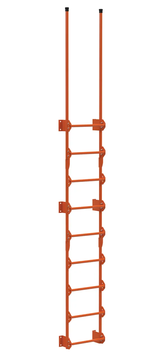 Vestil DKL-9-OR walk-thru style dock ladder