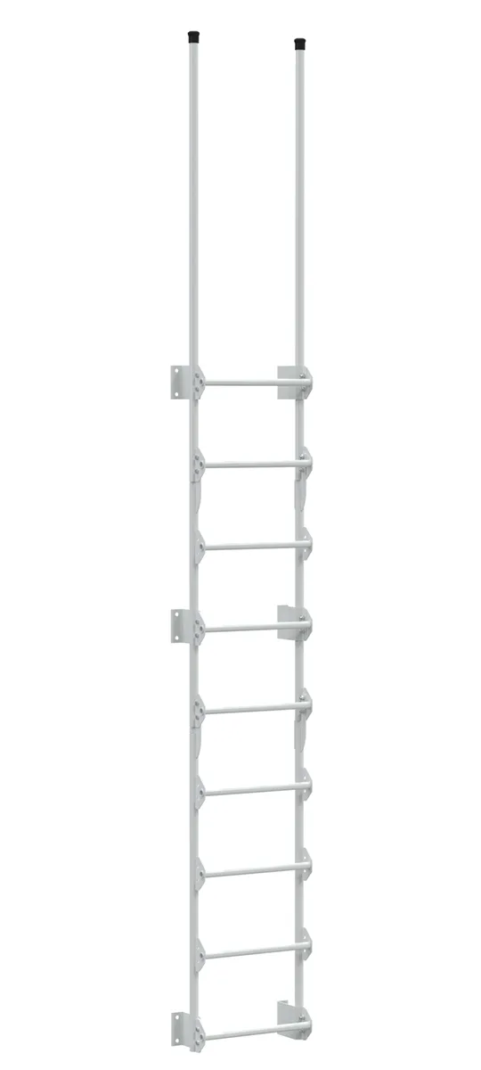 Vestil DKL-9-WT walk-thru style dock ladder