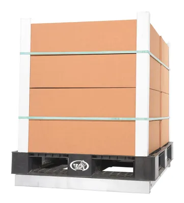 Vestil DOL-3642-8T aluminum pallet dollie shown from an alternate angle