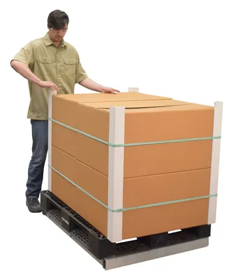 Vestil DOL-3648-8T aluminum pallet dollie shown from an alternate angle
