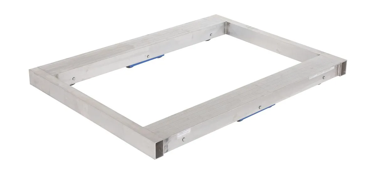 Vestil DOL-3648-8T aluminum pallet dollie