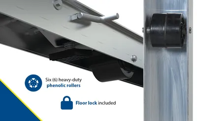 Vestil DOL-4048-6NT-FL aluminum pallet dollie feature highlights