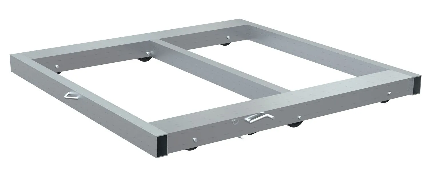 Vestil DOL-4048-6NT-FL aluminum pallet dollie