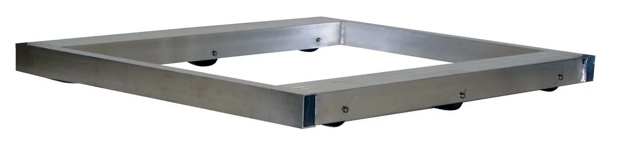 Vestil DOL-4848-8T aluminum pallet dollie