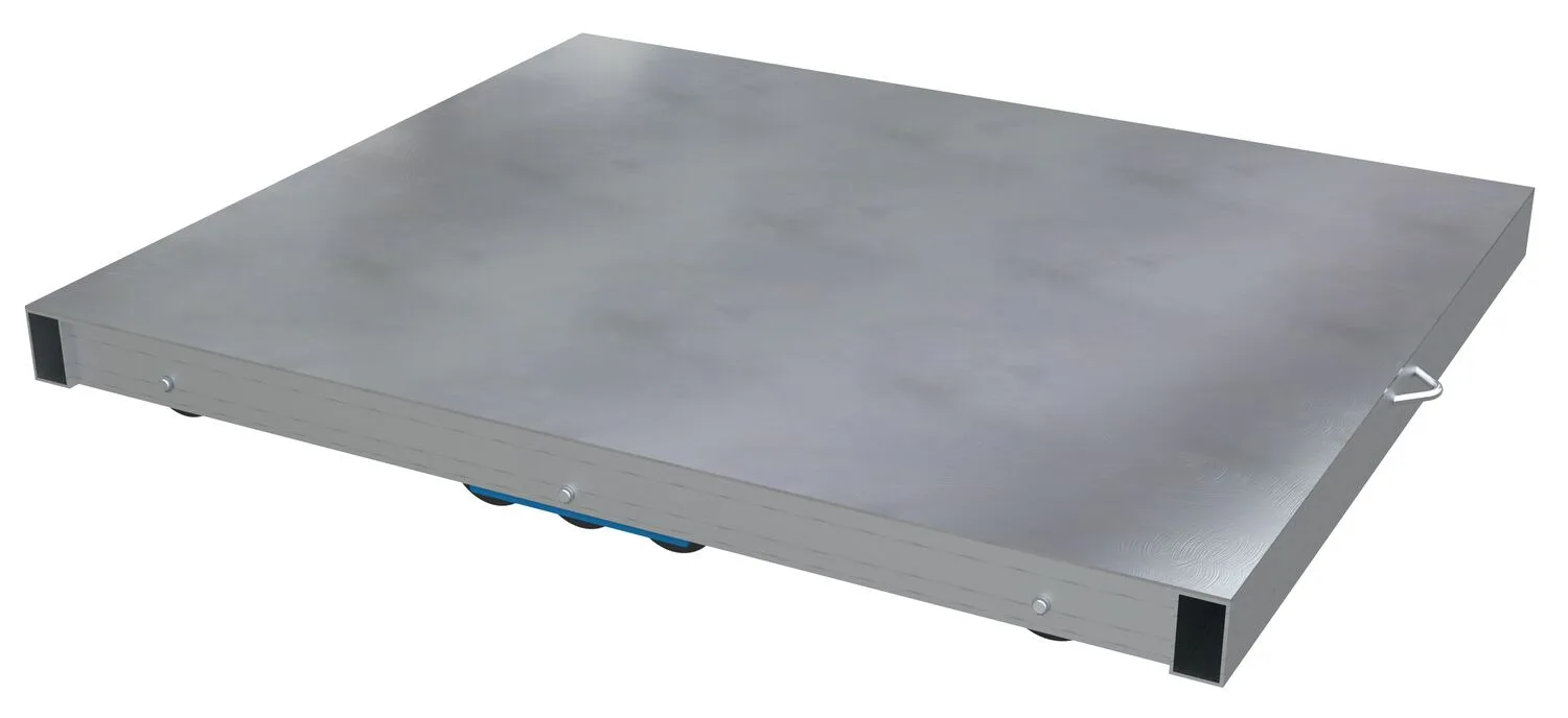 Vestil DOL-ST-3642-10T aluminum pallet dollie