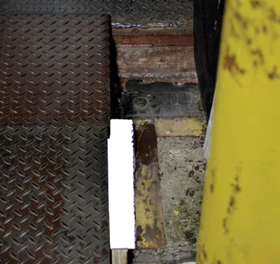 Vestil DRAFT-18 dock seal draft blocker shown from an alternate angle
