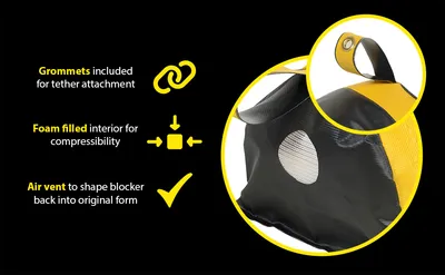 Vestil DRAFT-18 dock seal draft blocker feature highlights