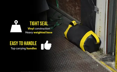 Vestil DRAFT-24 dock seal draft blocker feature highlights