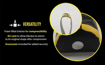 Vestil DRAFT-24 dock seal draft blocker feature highlights