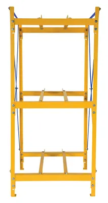 Vestil DRK-1-3 horizontal drum storage rack shown from an alternate angle