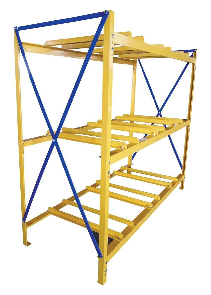 Vestil DRK-3-3 horizontal drum storage rack