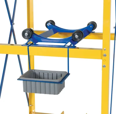 Vestil DRK-PRDC-42-R horizontal drum storage rack shown from an alternate angle