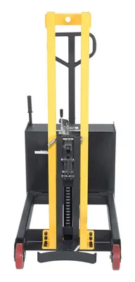 Vestil DRLT-CB-54-MDML counter balanced drum stacker shown from an alternate angle